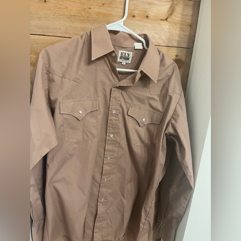 Vintage, Eli cattleman pearl snap western shirt